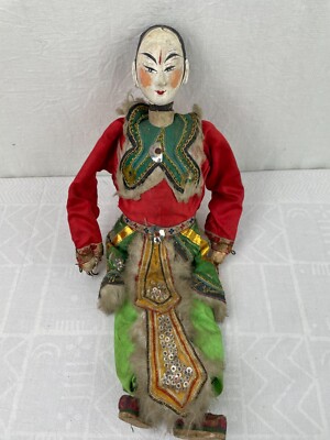 Chaozhou Puppe China von ca. 1850 Opern-Puppe Qing Dynastie Puppen Peking Oper.