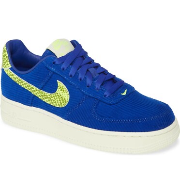 New Nike x Olivia Kim Air Force 1 '07 Hyper Blue/Volt Sail Sneaker Women  5.5 | eBay