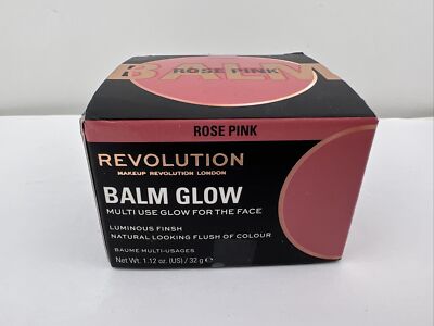 Revolution BALM GLOW Multi Use Glow For Face ROSE PINK, 1.12 oz - Brand NEW!