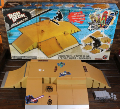 2011 Tech Deck Ultimate Park Set 8 Park Pieces Skateboard Ramp MISSING RAIL