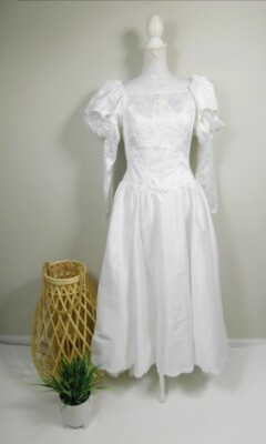 Vestido de novia victoriano vintage años 50 vestido de novia