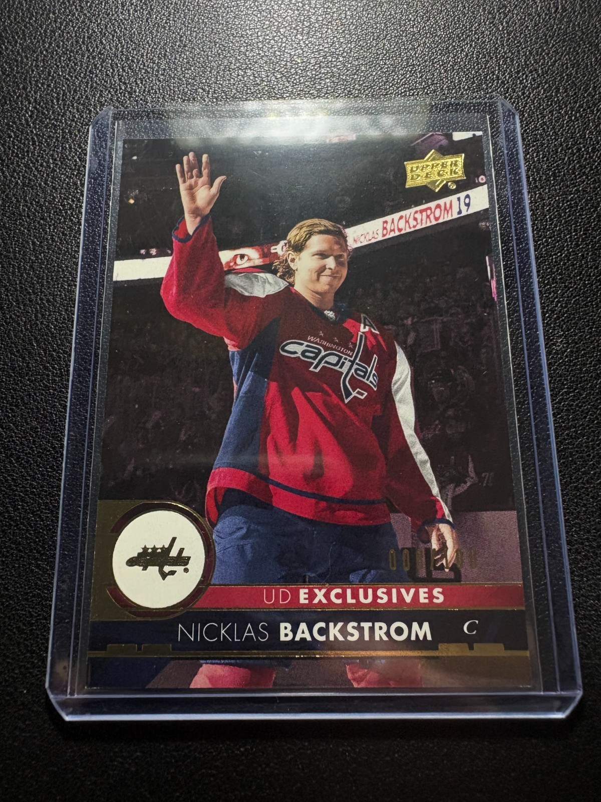 2017-18 Upper Deck Exclusives 08/100 Nicklas Backstrom #192
