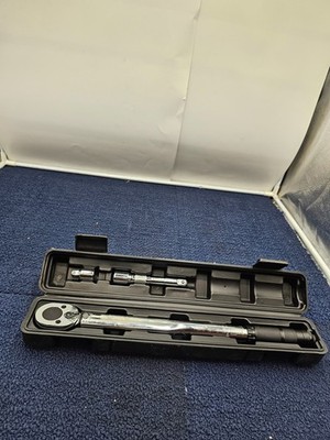 XJX 1/2-Inch Drive Click Torque Wrench 10-160FT-LB/13.6-217.1 Nm Torque Chrome