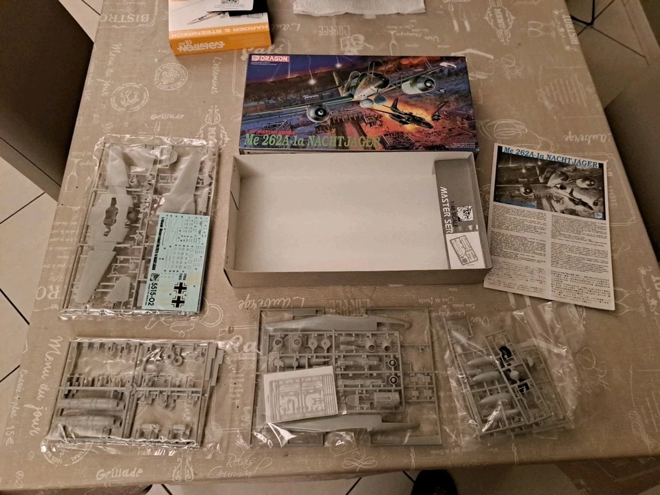 Messerschmitt Me 262 A-1a Nachtjager Dragon Master Series 1/48 - As New - Immagine 2 di 4