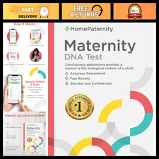 Maternity DNA Test - Fast Results, High Accuracy, 34 Genetic Markers, All Fees I
