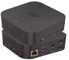 RVP 13-in-1 Docking Station - 3 Monitors, 4K HDMI, USB-C, 100W Laptop Charging