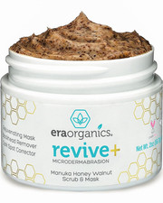 Manuka Honey Exfoliating Face Scrub   Gentle Microdermabrasion Face Exfoliator t
