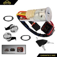 Partsline Komplettset TüRschloss Barillet Vorne + Neiman FüR Peugeot 206