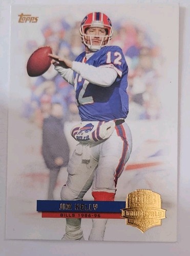 Jim Kelly #QI-JK 2012 Topps QB Immortals card