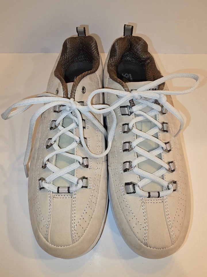 Zapatos Sketchers Shape Ups Talla 10 Beige Tostado Tonificantes para Caminar Fitness Gamuza para Mujer Foto 2 de 4