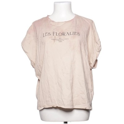 Mango, T-shirt, Größe: L, Beige, Print, Damen #ssO