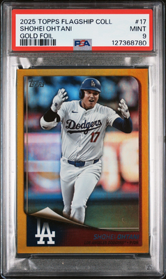 大谷翔平 2025MLB Topps Now #338 PSA10 OHTANI SHOHEI OHTANI 2025 Topps Flagship Collection, #50/50, Gold Foil