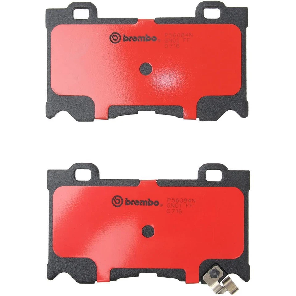 Juego de 2 pastillas de freno de disco delanteras traseras Brembo para Infiniti FX50 2013-2013 Foto 3 de 4