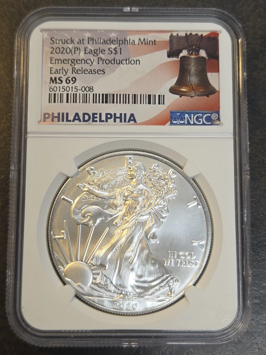 American Eagle MS 69 Graded 2020 Silver Bullion Coins for sale | eBay