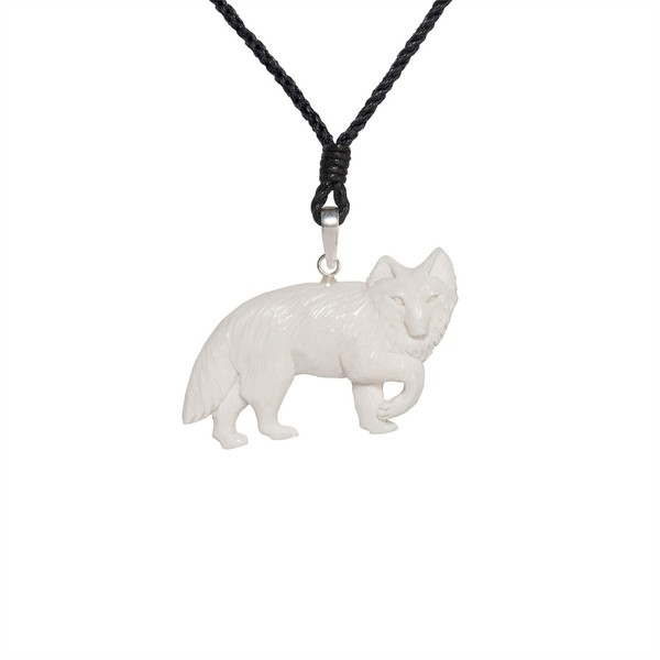 81Stgeneration AnhäNger Halskette Werwolf Knochen .925 Sterlingsilber-image