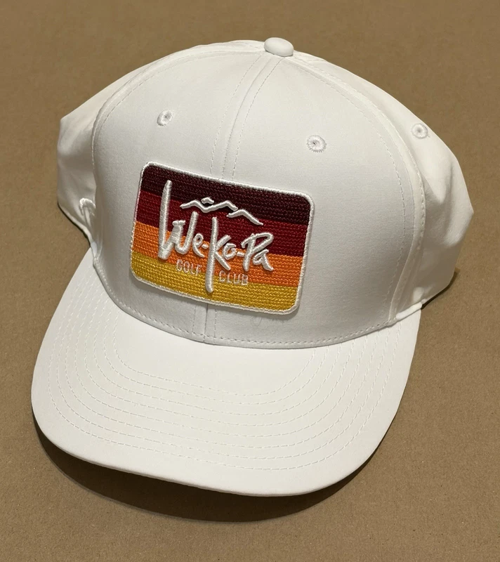WeKoPa Golf Club x Pukka White Hat Adjustable Hat Cap
