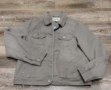 Dri-Duck For Her Women’s Canvas Trucker Jacket Size Medium Brown Chore core