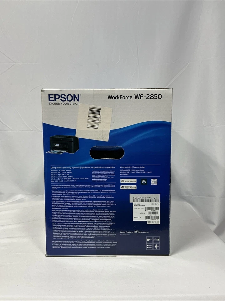 Epson WorkForce WF-2850 All-In-One Inkjet Printer - Image 3 of 4