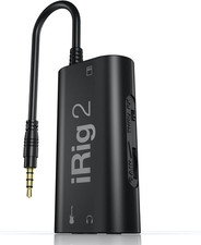 IK Multimedia Irig 2 Portable Guitar Audio Interface, Lightweight Audio Adapter