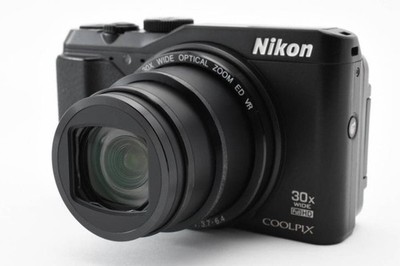 Nikon COOLPIX S9900 Black Compact Digital Camera Tested Working Japan
