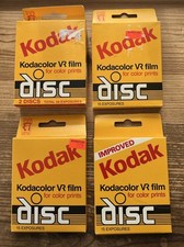 Vintage Kodak Kodacolor VR Film for Color Prints Discs-Sealed Lot-75 Exposures
