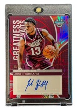 Josh Hubbard 2024-25 Bowman U Best Greatness Awaits Auto Red Refractor 5/5 SSP