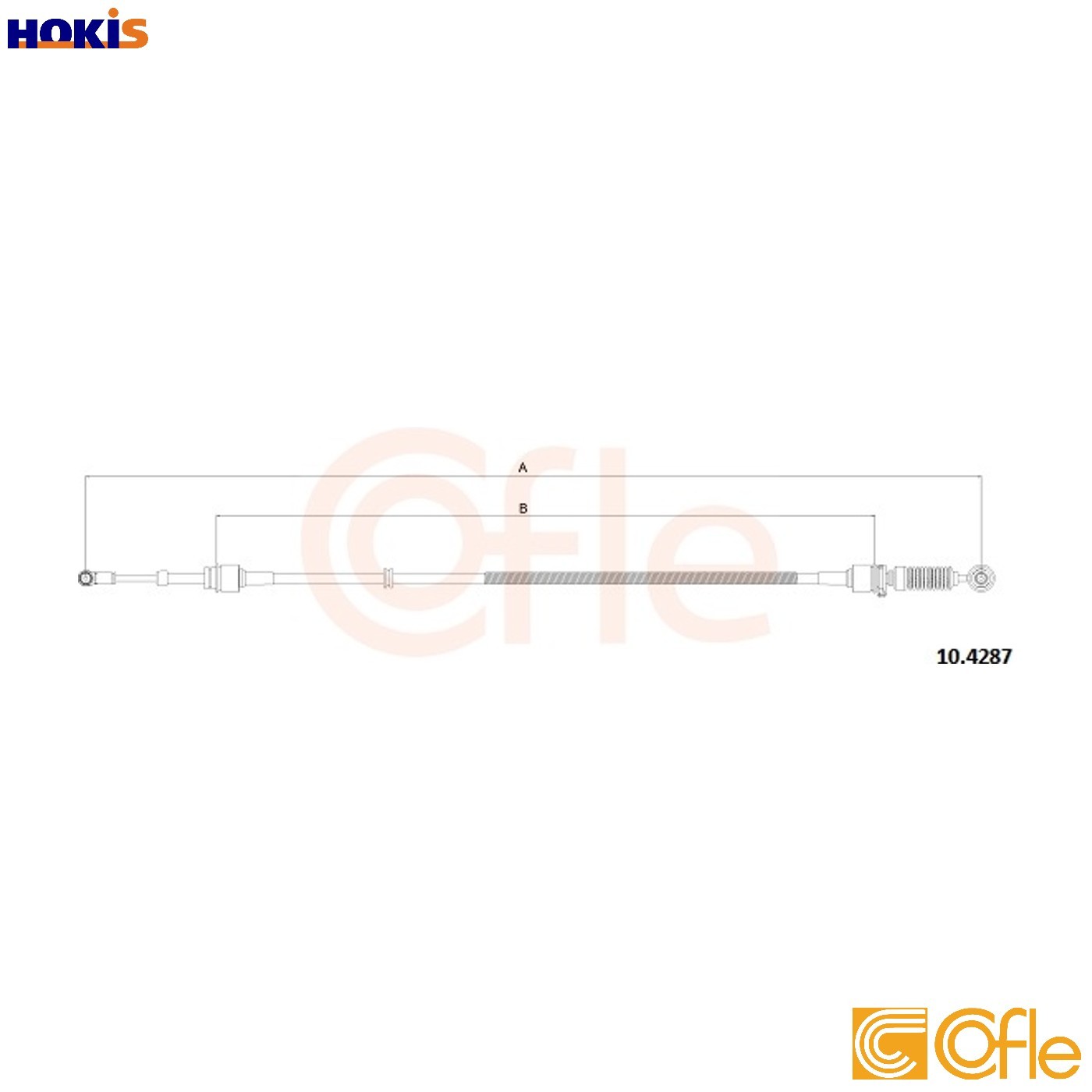 CABLE PULL MANUAL TRANSMISSION 92.10.4287 FOR MINI W10 B16 A 1.6L 4cyl