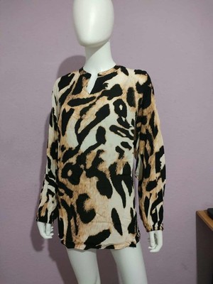 Bonprix Plus Tunika Leopardenmuster Größe 24 UVP 29£
