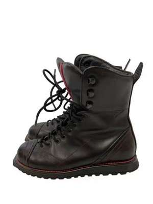 PRADA lace-up boots/ size 36/ brown leather/ item number 4482