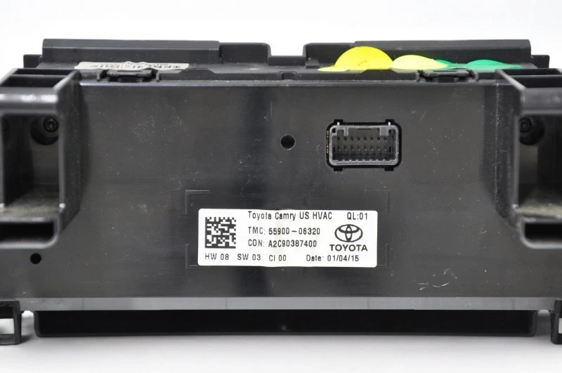 2015-2017 TOYOTA CAMRY A/C HEATER CLIMATE CONTROL UNIT 55900-06320 - image 3 of 3