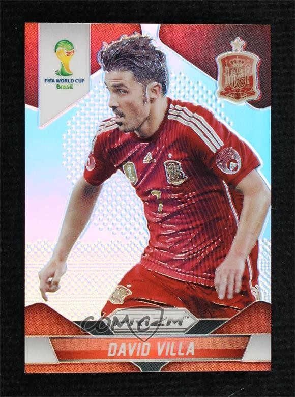 2014 Panini Prizm World Cup Silver Prizm David Villa #178 0m5n