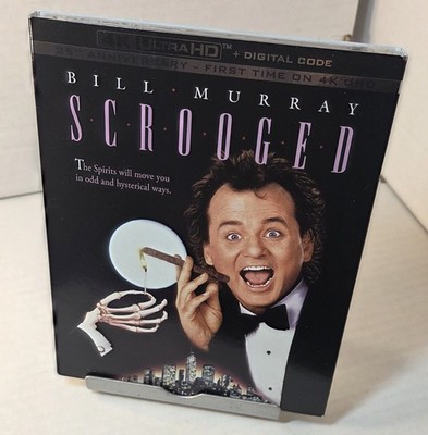 Scrooged (4K) Slipcover-Brand NEW (Sealed)-Box Shipping with Tracking