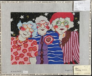 HP Needlepoint 18ct MAGGIE Lovely Ladies in "The Club" Stitch Guide MO1