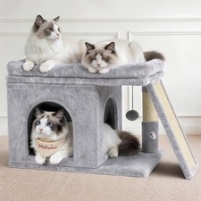 Cat Tree Tower Bed with Scratching Post for Indoor, Heavy Duty Small Stand Ho...