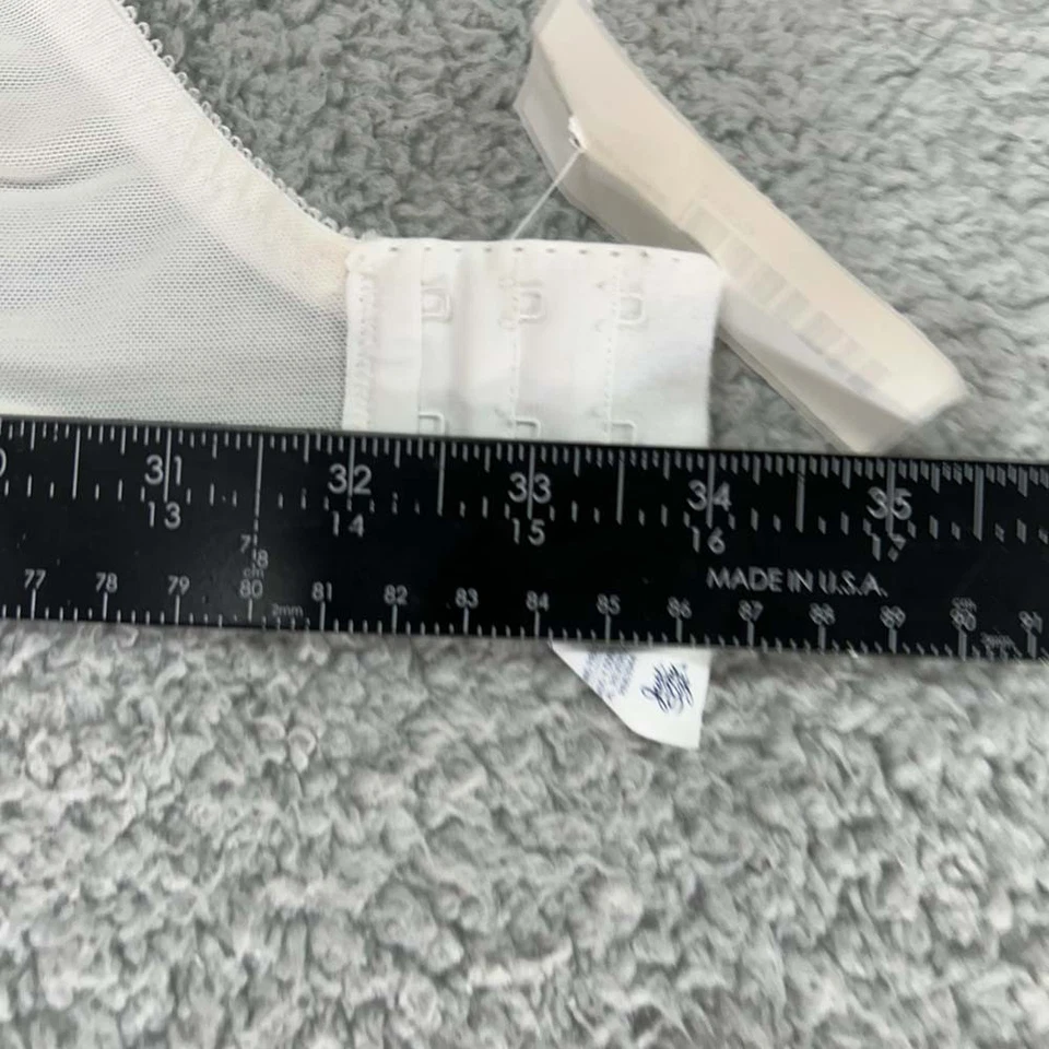 VTG Just MY Size Bra 44B Full Coverage 1963 Comfort Cusion Strap Wirefree - Image 4 of 4