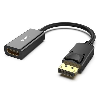 DisplayPort auf HDMI Adapter 4K, DP zu HDMI Konverter unidirektional für Monitor