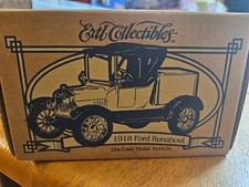 NIB Ertl Collectibles 1918 Ford Runabout Die Cast Metal Vehicle Bank.