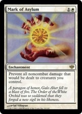 MTG Mark of Asylum, Conflux, Heavily Played, English