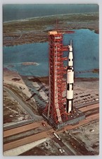 Saturn V Rocket Pad 39A Kennedy Space Center Cape Canaveral Florida Postcard