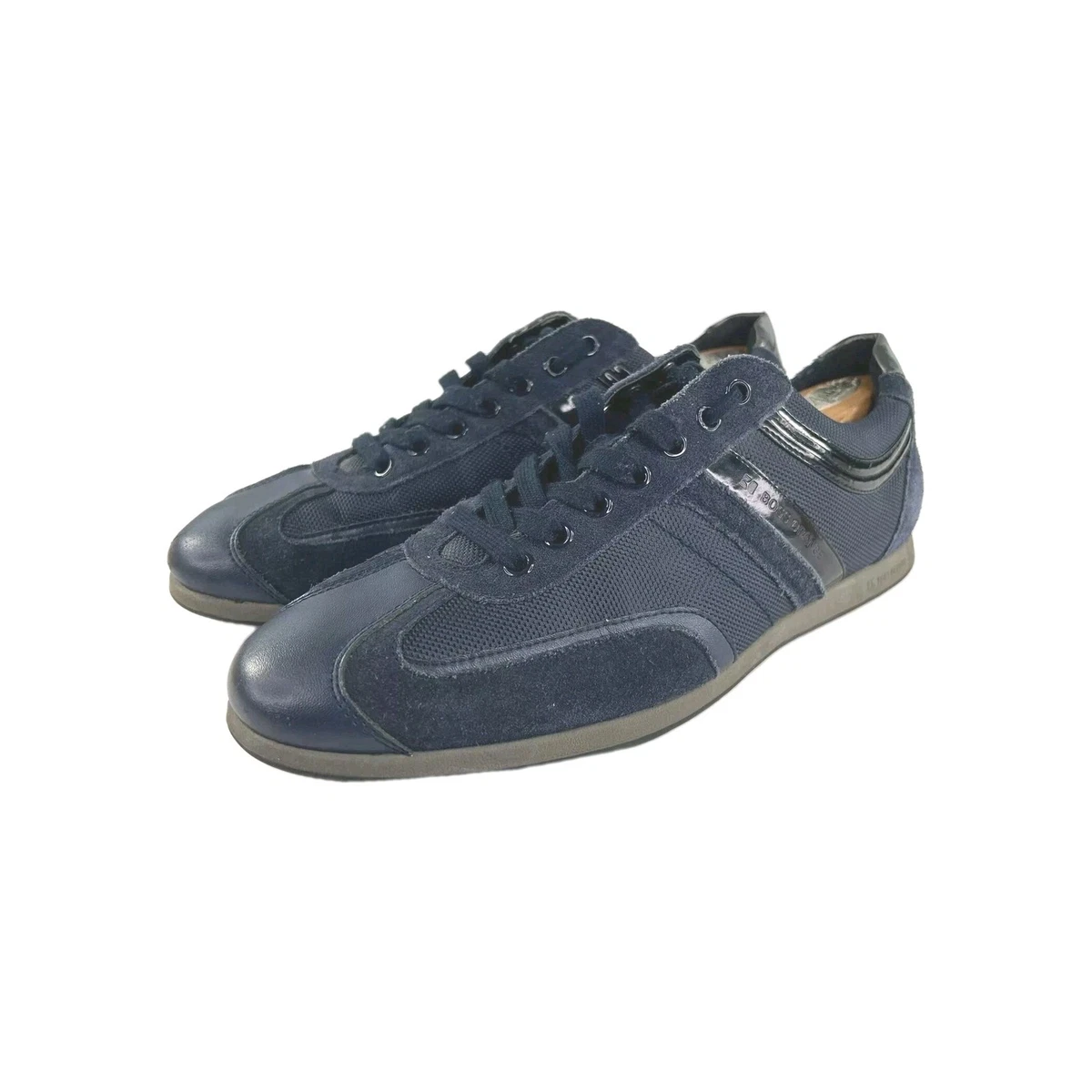 Hugo Boss Orange Mens US 8-8.5 Black Orange Suede Retro Sneakers EU 41 Driving HUGO BOSS Orange Casual Shoes for Men for sale - eBay main image 4