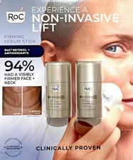 ROC DERM CORREXION REAFIRMANTE 3 en 1 PALITOS DE SUERO RETINOL AVANZADO, 2 PAQUETES 1 OZ cada uno
