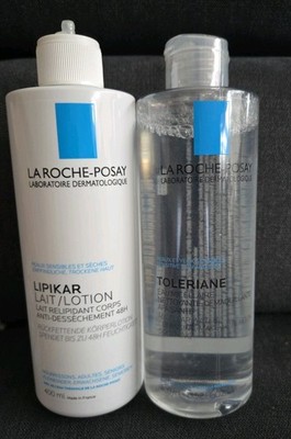 La Roche-Posay Lipikar Lait Lotion + Toleriane Mizellen Cleanser