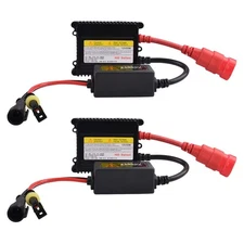 FGRSRZ 2PCS HID Ballast, DC 12V 55W Super Slim , Universal Xenon Headlight Kit