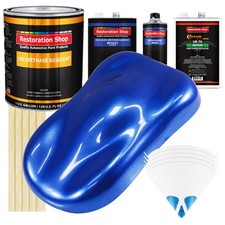 Cobalt Blue Metallic Gallon Urethane Basecoat Clearcoat Car Auto Paint Kit Cobalt Blue Metallic Gallon Urethane Basecoat Clearcoat Car Auto Paint Kit