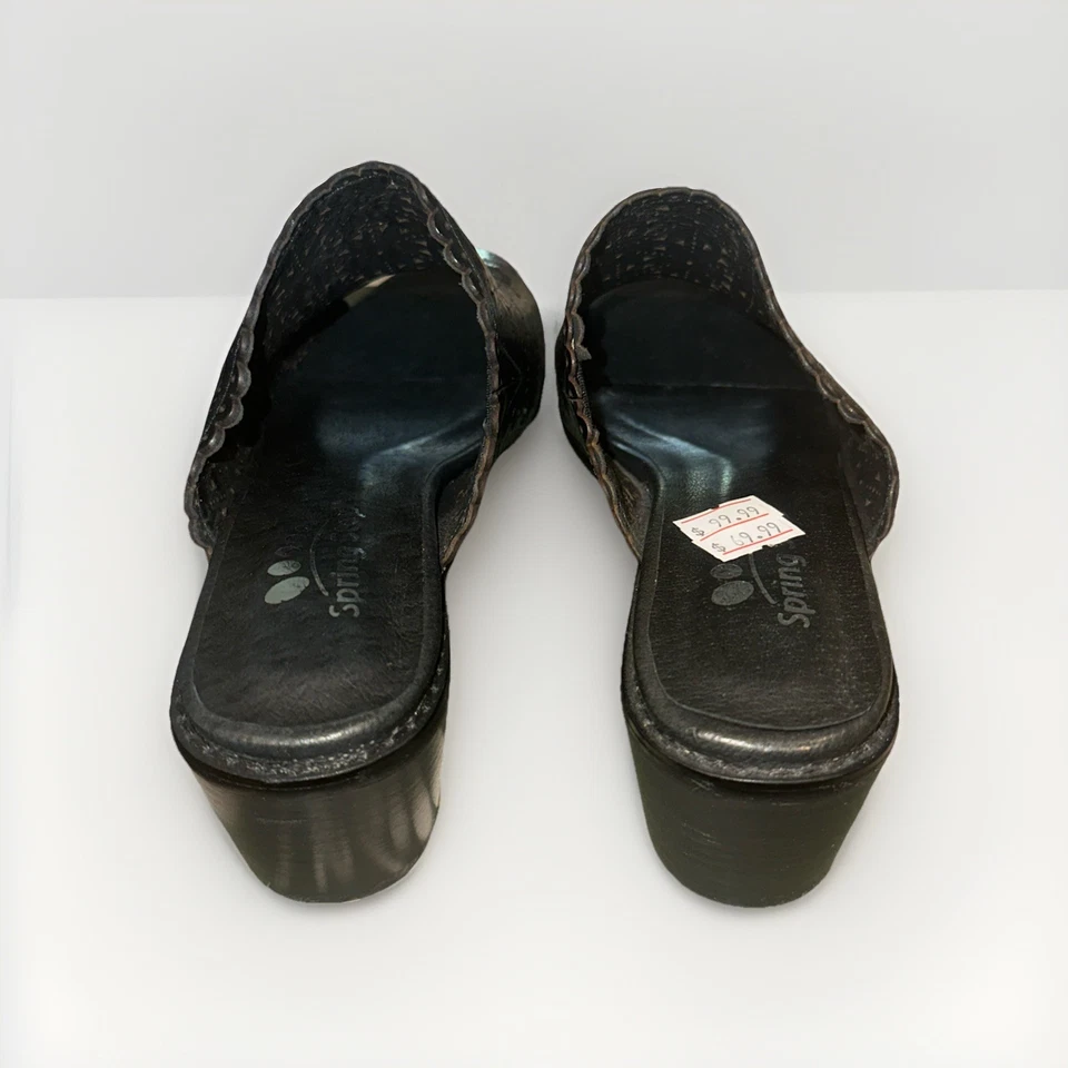 Spring Step Womens Lea-B Sandal -- Black, 36 (5.5-6) NEW - Image 3 of 4