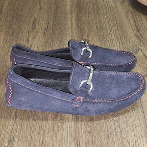 Donald J Pliner Vinco Midnight Blue Suede Driving Moccasins Shirs Red Stitch 42 Donald J. Pliner | Shoes | Donald J Pliner Vinco Midnight  main image 3