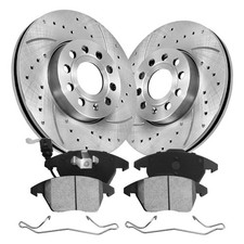 Front Brakes Pads and Rotors Kit Compatible with 2012-2013 VW Betle, 2006-200...