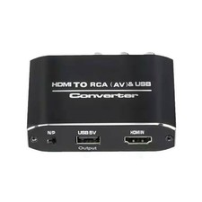 5V 1080P HDMI to RCA Converter Adapter AV/CVSB L/R Video Box Support NTSC PAL N