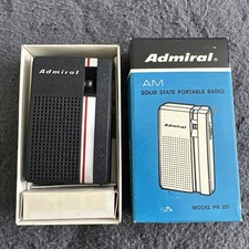 ADMIRAL AM SOLID STATE PORTABLE RADIO MODEL PR-251