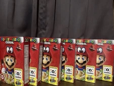 Nintendo Super Mario Cereal with Amiibo - Brand New! 2018 (Expired) 